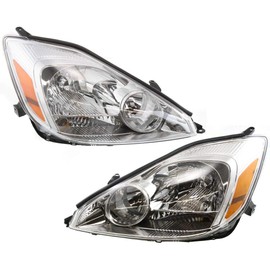 For Toyota Sienna 2004-2005 Headlight Assembly Type Pair Driver and Passenger Side DOT Certified TO2502150 TO2503150