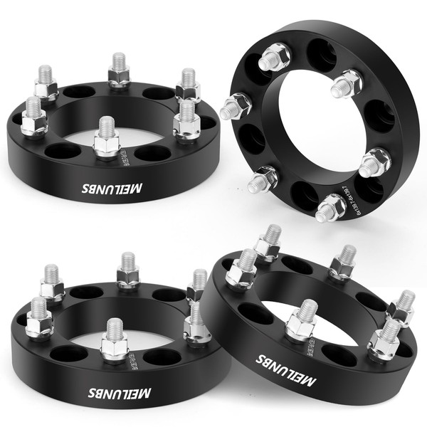 MEILUNBS 1" Wheel Spacers 6x5.5/6x139.7mm Forged 6061-T6 | 1/2x20 Studs