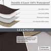 Easy-Going Waterproof Sectional Couch Covers with Chaise 2-Piece Non Slip