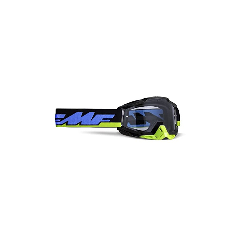 FMF PowerBomb Talladega MX Offroad Goggles Black/Purple w/Clear Lens