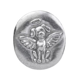 Colorfulcritters Dog Angel Pewter Pocket Pet Memory Token "Always With You" - 0093