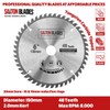 2x Saxton TCT Circular Saw Blades 150mm x 20mm bore