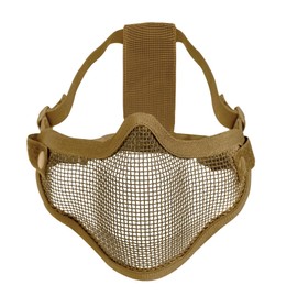 Rothco 22199 Carbon Steel Half Face Mask Color : Coyote Brown