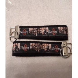 Slipknot inspired 6" Keychain Key Fob Wrist Strap Ring Rock Music Band Gift