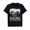 Dog Pyjamas with German Text "Ich Dachshund jetzt im Bett