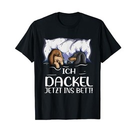 Dog Pyjamas with German Text "Ich Dachshund jetzt im Bett Dachshund" ("Ich Dachshund jetzt im B