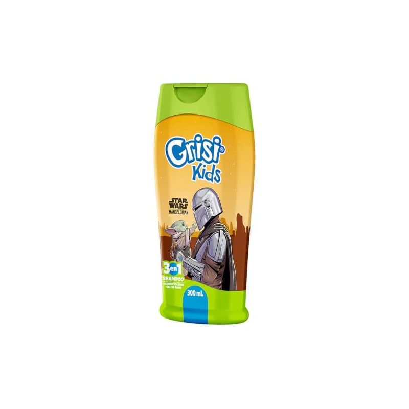 Grisi Kids, Mandalorian 3 en 1: Shampoo, Acondicionador y Gel