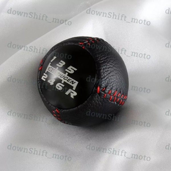 Unbranded PVC Leather Mugen shift knob 6 Speed for HONDA