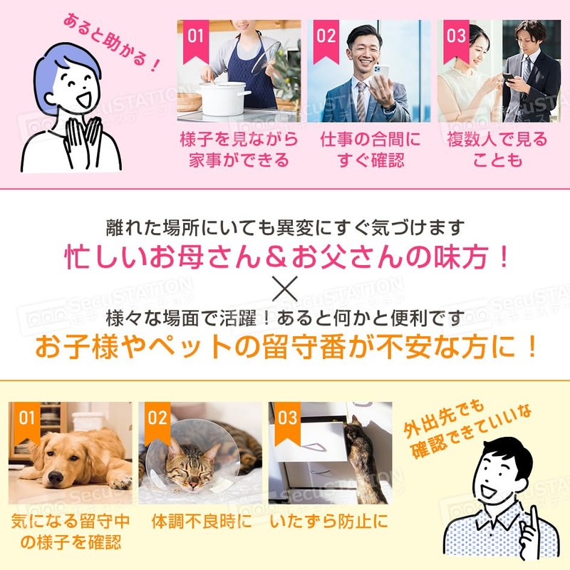 SecuSTATION WiFI SC-DC55 5 5 GHz Wi-Fi 6 Compatible, Pet