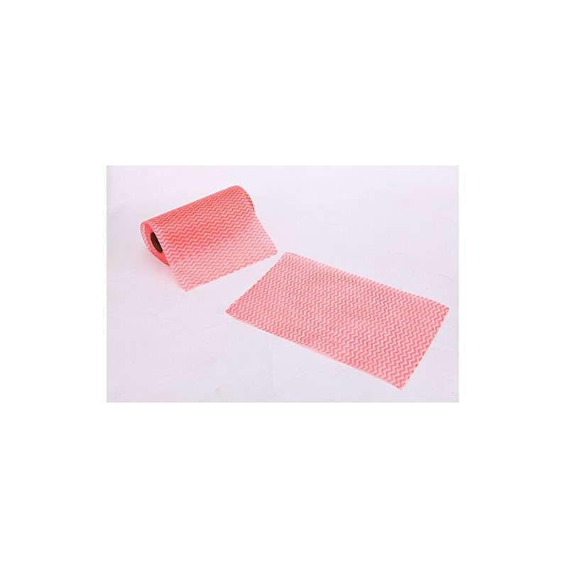 Roll of 50pcs Multipurpose Non-woven Fabric Nonstick Wiping Rags House