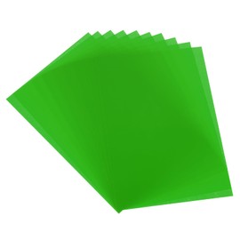 QUARKZMAN 10 Stück Schrumpffolienblätter, 8x12 Zoll Schrumpffilme Papier Wärmeschrumpf-Kunstpapier zum Herstellen von Ohrringen, Halsketten, Schlüsselanhängern DIY Bastelprojekt, Grün