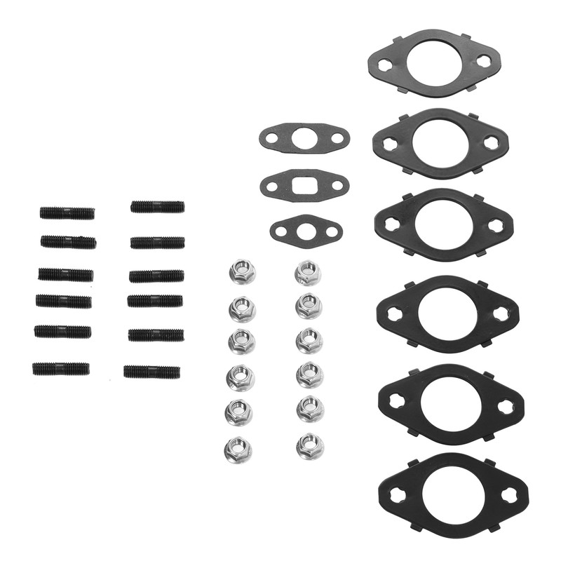 Exhaust Manifold Bolts Gaskets Kit 5266422 Metal Alloy Replacement for