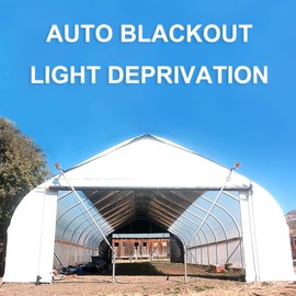 UYGALAXY 100W Greenhouse Film Roll Up Motor with Limit Switch, Waterproof Electric Greenhouse Film Curtain Roller Frame Shed DC 24V 2.8RPM for Greenhouse Ventilation, Automatic Venting