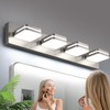 360° Rotate LED Bathroom Vanity Light Fixtures, 1600LM Acrylic Brushed