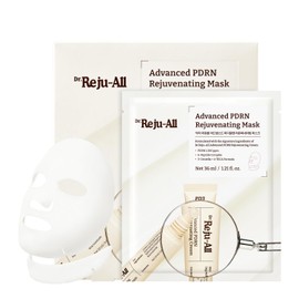 Dr.Reju-All Advanced PDRN Rejuvenating Mask - Face  Neck Korean Sheet Mask with 1,200 ppm PDRN, Collagen  Copper Peptides - Hydrating  Soothing, Skin