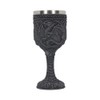 Nemesis Now Black Dragon Goblet, Resin with Stainless Steel Insert,