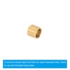 PATIKIL M12xM10x10mm Thread Reducing Nuts Insert, 12 Pcs Male to