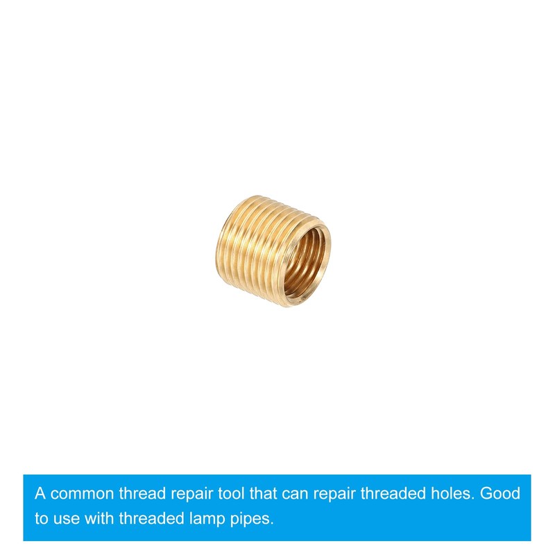 PATIKIL M12xM10x10mm Thread Reducing Nuts Insert, 12 Pcs Male to