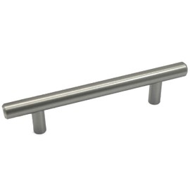 Laurey 87701-3.75 Inch Hollow Stainless Steel Builder Bar Pull Handle in Brushed Nickel - 25 Pack