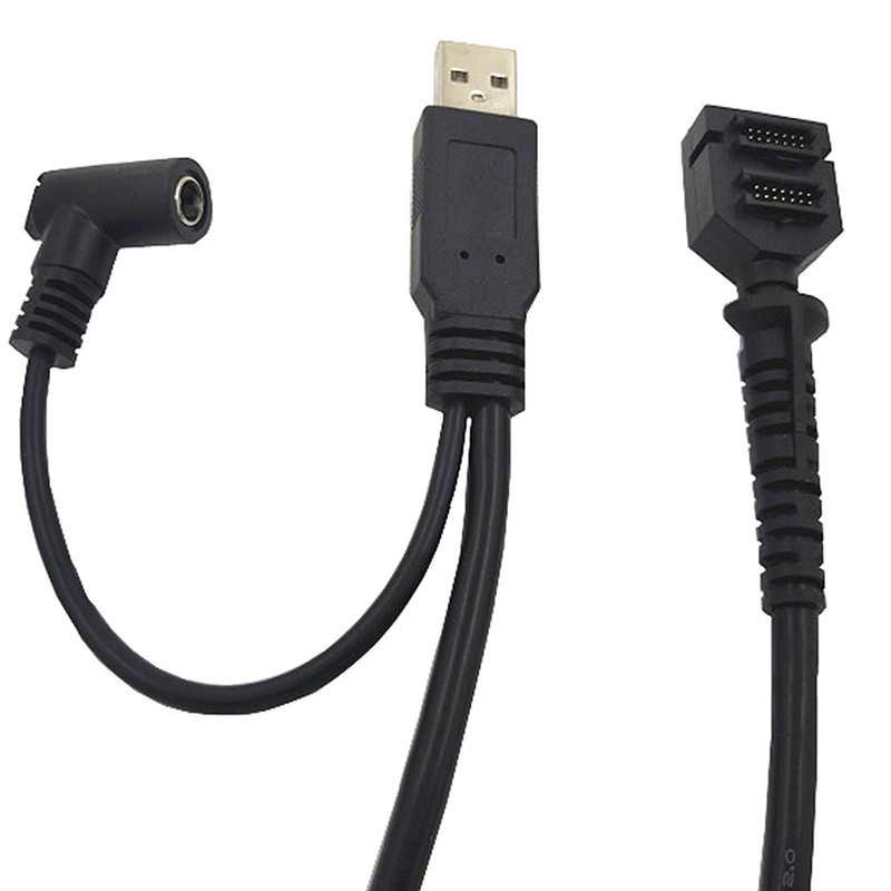 USB Cable for Verifone VX805 VX820 Dual 14pin IDC DC5521