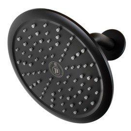 Niagara Conservation N9517MB Rainfall Spa 1-Spray with 1.75 GPM 8-in. Wall Mount Adjustable Fixed Shower Head in Matte Black, 1-Pack | Bathroom Shower Head Sprayer with Pressure Compensation