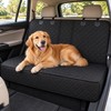 Waterproof Dog Car Seat Cover for Back Seat – Black