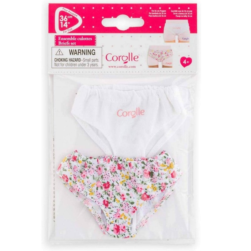 Corolle 211370 Ma Doll Panties Set, Plain, Multicoloured, 36 cm
