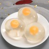 12pcs Yolk Stress Ball High Elasticity Smooth Egg Splat Ball