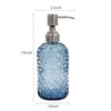 16 Oz Soap Dispenser with 304 Rustproof Stainless Steel Pump,