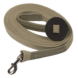 FABRI-TECH 30' Cotton Lunge Line with Rubber Stopper (Snap End)
