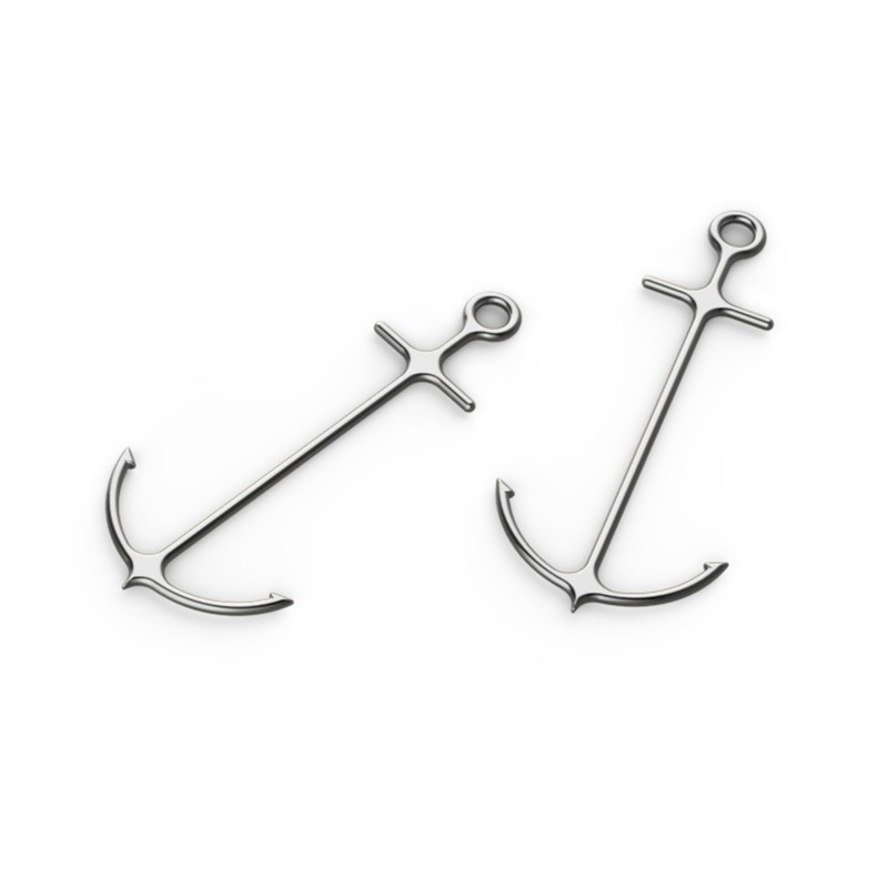 Genuine Fred ANCHORED Cocktail Picks Set of 6 Reusable steel