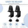 PRATYAHARA 2 Pcs Office Desk Divider Clamp Privacy Screen Clip