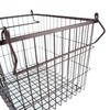 DII Metal Wire Mesh Stackable Utility Storage Bin, Large Rectangle,
