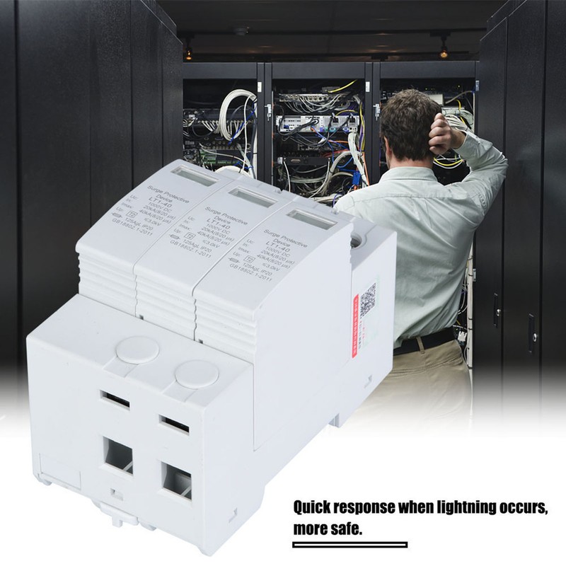 3P 40KA House Surge Protector Protection Protective Arrester Device