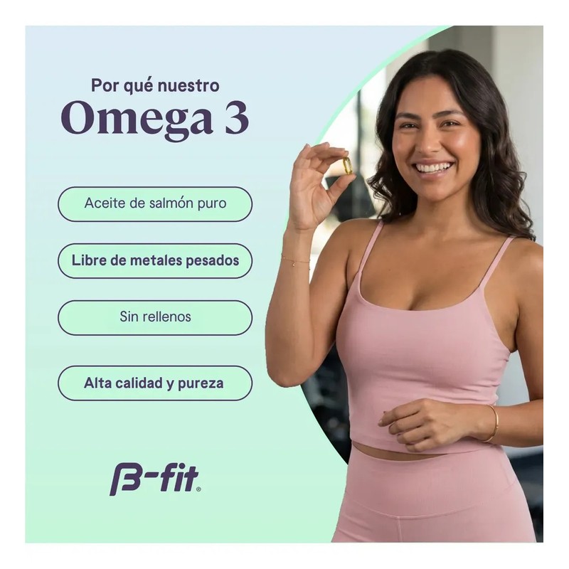B-fit Omega 3 180 Caps 1080mg Epa Y 720mg Dha