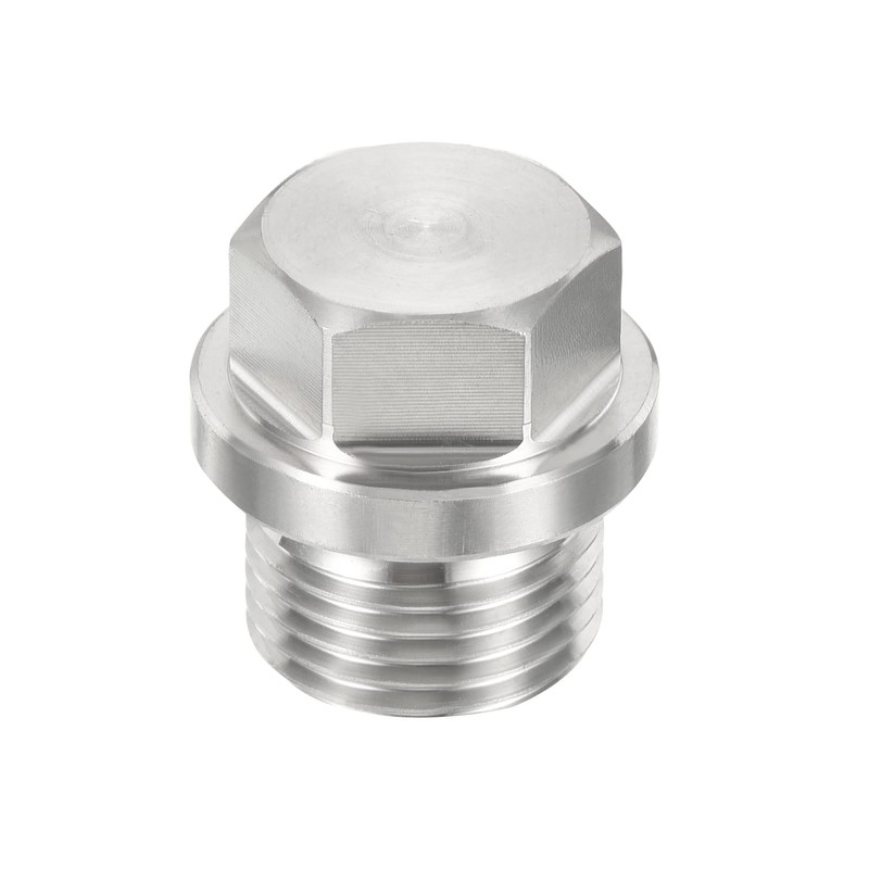 PATIKIL M18x1.5 Male Plug, 2 Pack Waterproof Dustproof 304 Stainless