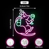 Cat Beer Neon Sign, Funny Bar Neon Signs for Wall