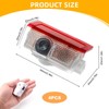 Paicreate 4Pcs Car Door Logo Light Projector Car Welcome Lights
