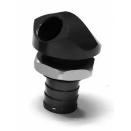 Hot Products 3/4" 45 Deg Aluminum Bilge Fitting Black  57-4023
