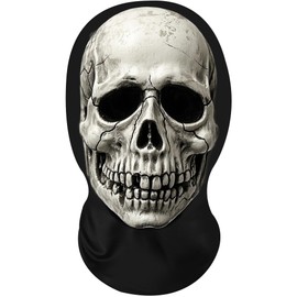 Skull Mask Print Spandex Veil Headscarf for Costume Parties & Dress Up