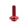 30pcs Universal Red M6 X 20mm Motorcycle Metal Fairing Hexagon