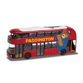 Corgi - TV Film License & Event CC89206 Paddington 3 New Routemaster Buses 1:72 Scale Die-Cast Model, Brown/Green