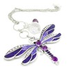 Dragonfly Rear View Mirror Car Charm - Crystal Sun Catcher