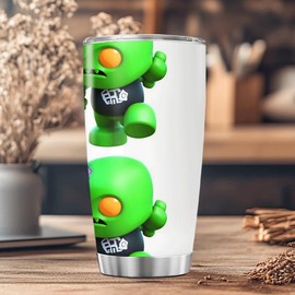 Tumbler Surge Build Brawl Stars Bold Brawler Style Coffee Tea Office Insulated 20 30 Oz Iced Steel Hot Stainless - Size: Tumbler Lid