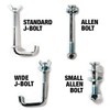 Spare Bolts - Bolt Type: Wide J-Bolt