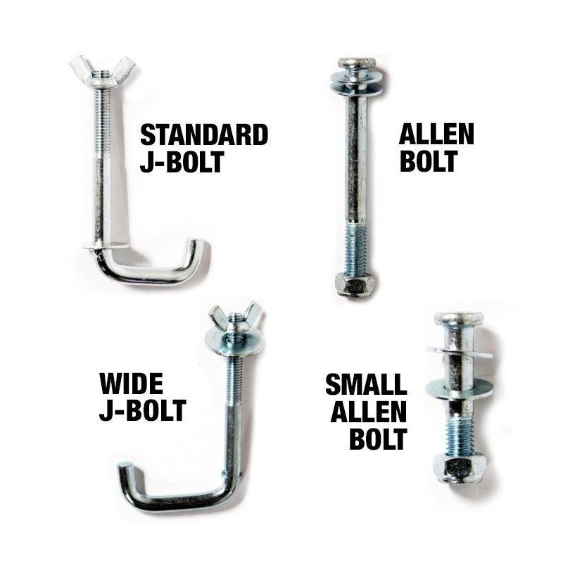 Spare Bolts - Bolt Type: Wide J-Bolt