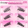6 Styles Lash Clusters Kit 1596PCS Mega Lash Extension Kit