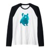 Tech Degu Circuit Pixel Art Raglan Baseball Tee