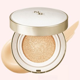 Nature Republic Ginseng Ampoule Cushion Original 15g + Refill 15g Set SPF50+ PA+++, N21 Light Beige, 1 piece / 네이처리퍼블릭 진생 앰플 쿠션 본품 15g + 리필 15g 세트 SPF50+ PA+++, N21 라이트 베이지, 1개
