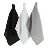 DII Recycled Cotton Kitchen Collection Dishtowel Set, 18x26, Assorted Neutrals,